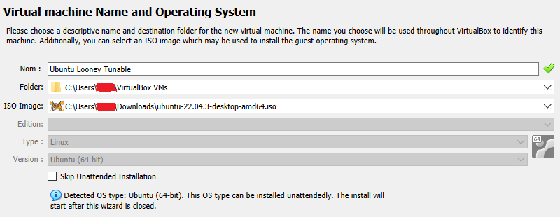 Setting up the VM